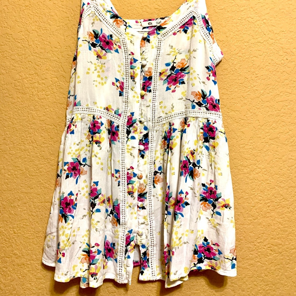 Rip Curl Strappy Floral Sun Dress